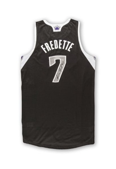2013 Jimmer Fredette Sacramento Kings Game Worn and Signed Home Jersey( Fredette COA)